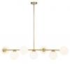 PRESTON 7LT BRASS PENDANT